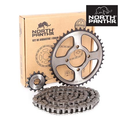Kit Arrastre Acerado Ax 100 42t+14t 428h-120l