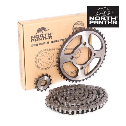 Kit Arrastre Acerado Gn 125 43t+13t 428h-124l