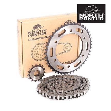 Kit Arrastre Acerado Fz 250 46t+15t 428h-136l